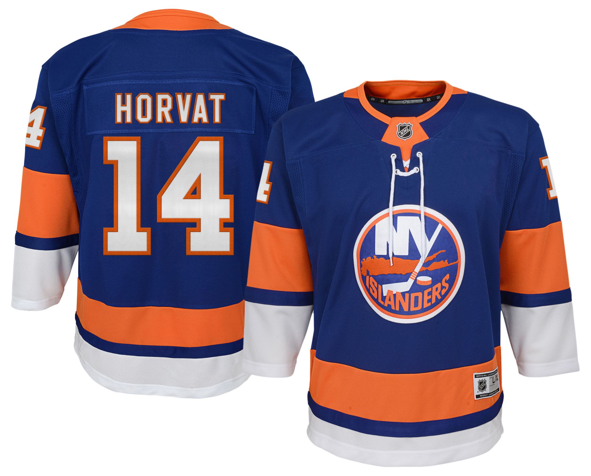 NHL Youth New York Islanders Bo Hovart #14 2024-2025 Home Authentic Jersey