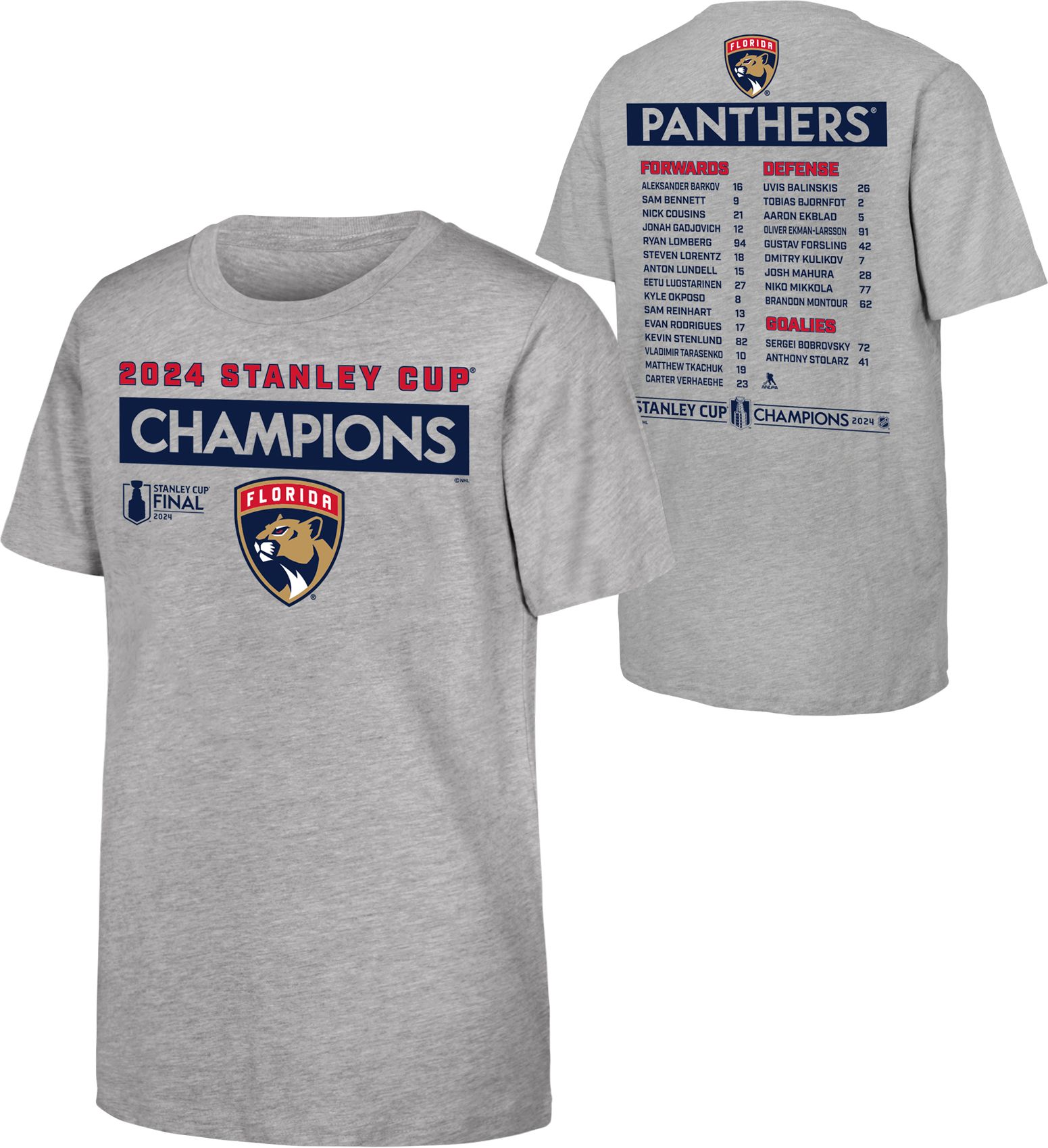 Florida Panthers 2024 NHL Stanley Cup Champs