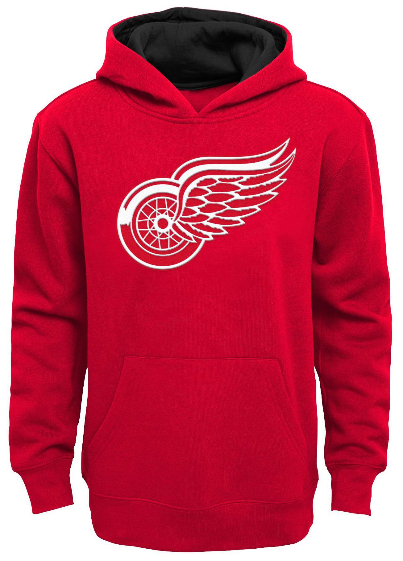 NHL Youth Detroit Red Wings Prime Logo Red Pullover Hoodie