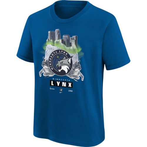 ◆nyxx◆ NYGD SPLASH TEE BLUE Nike Youth 2024-25 NBA Playoffs New York Knicks 