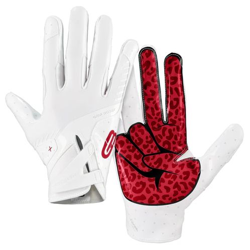 White/Crimson