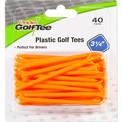 Pride Performance Plastic 3 1/4" Golf Tees - 40 Pack