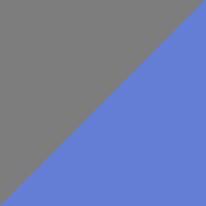 Matte Smoke/Blue Mirror