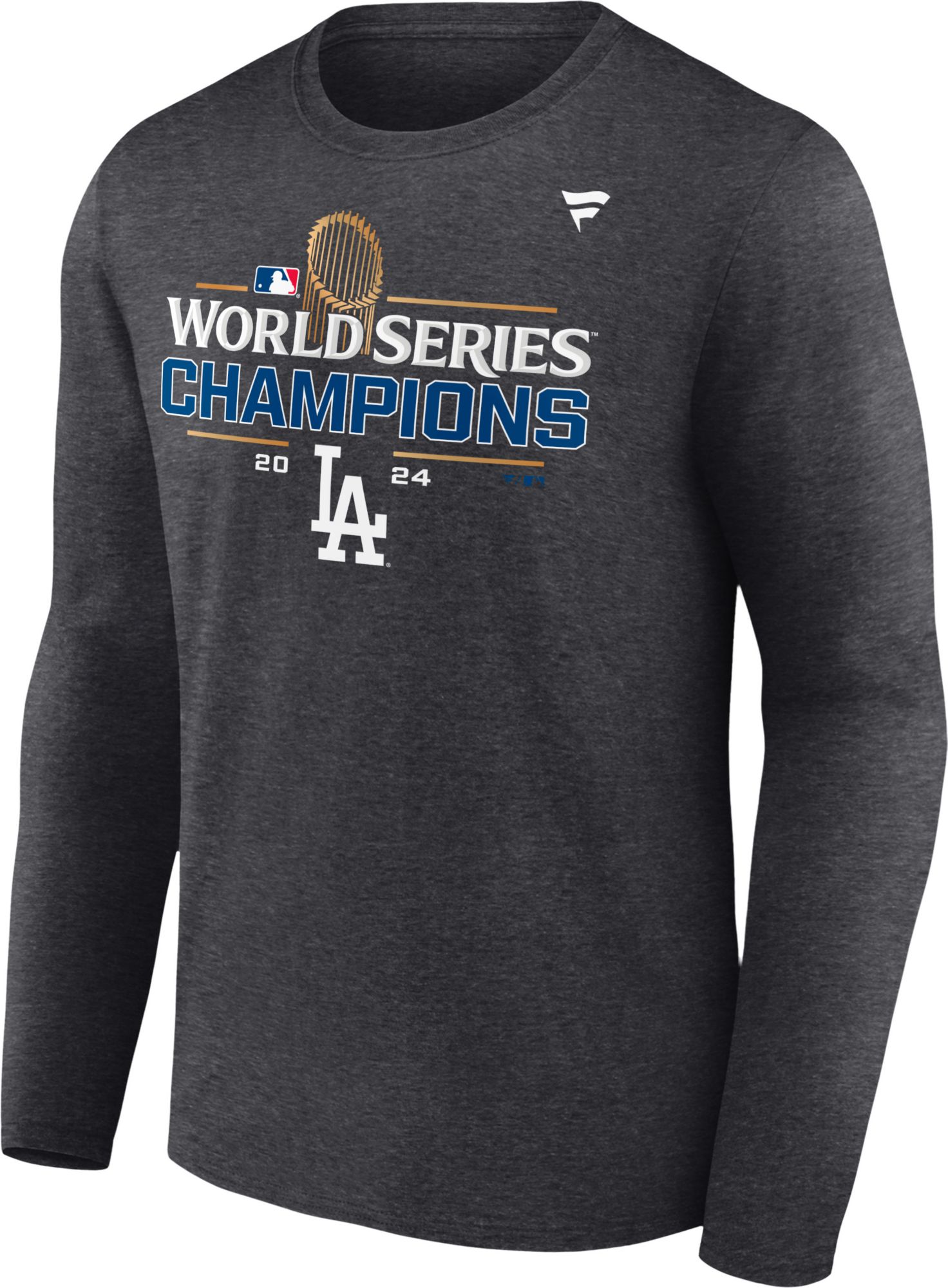 MLB Team Apparel Adult 2024 World Series Champions Los Angeles Dodgers Locker Room Long Sleeve T-Shirt