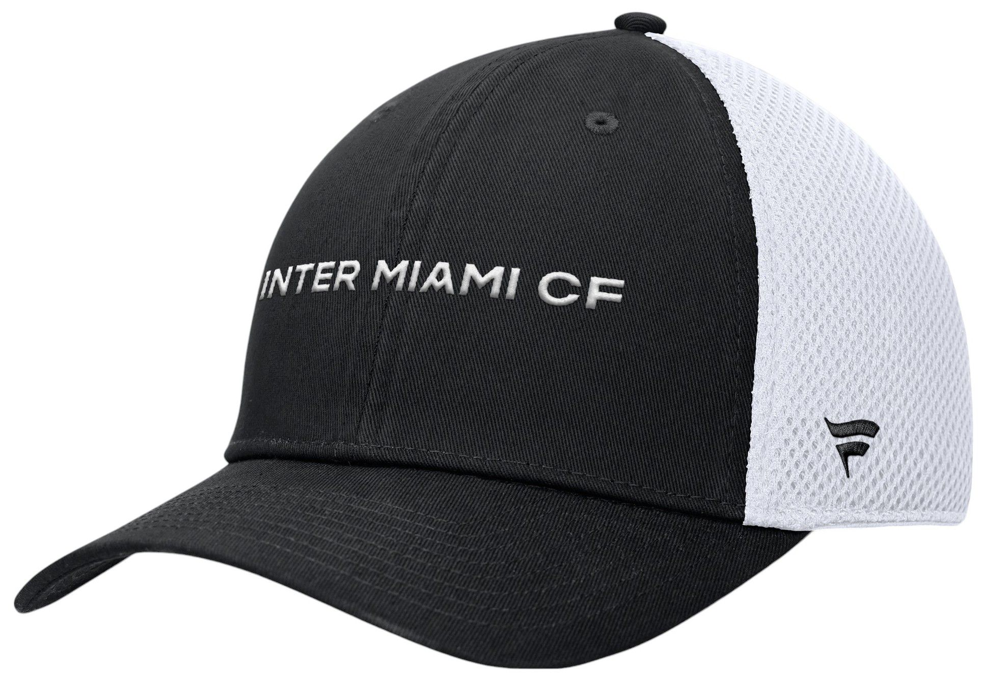 MLS Adult Inter Miami CF Logo Black FlexFit Hat