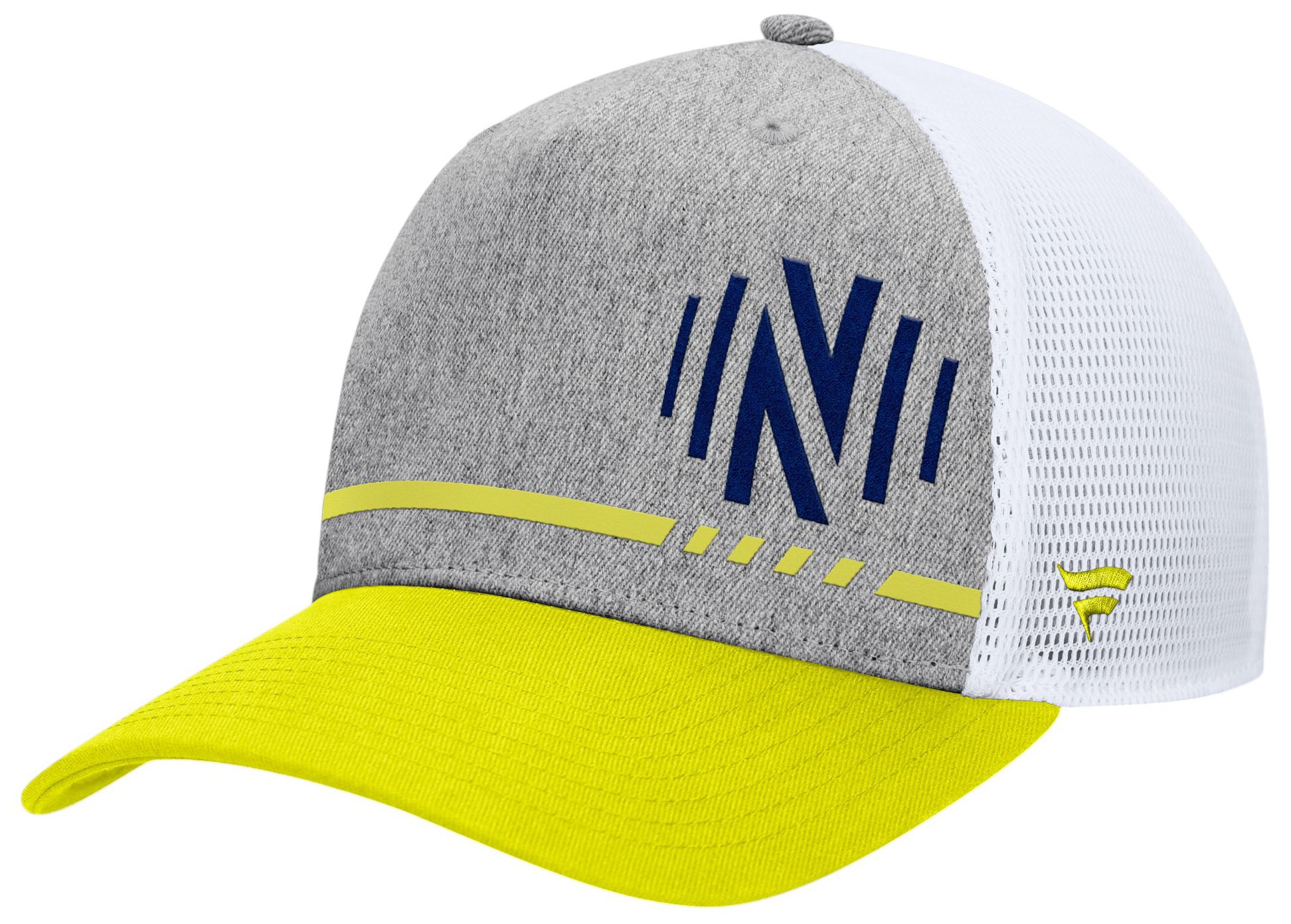 MLS Adult Nashville SC Low Block Grey Trucker Adjustable Hat
