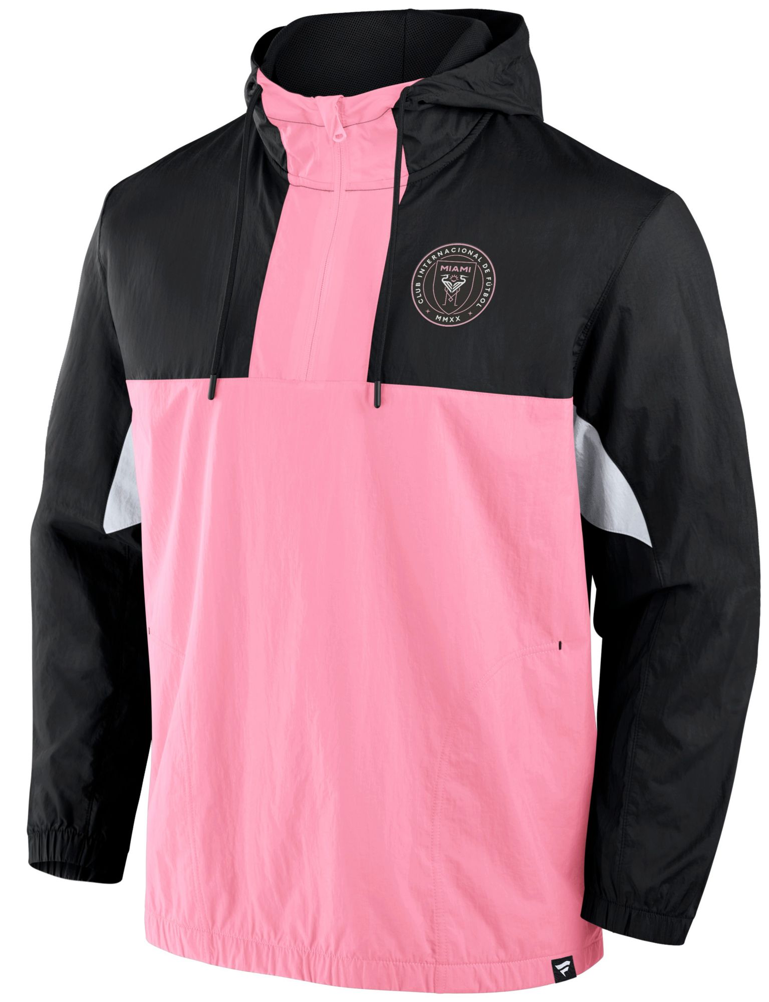 MLS Adult Inter Miami CF Windbreaker Black Jacket