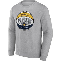 Fanatics Men's Indiana Pacers Grey True Classic Crewneck Sweater