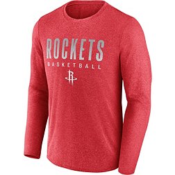 Fanatics Men's Houston Rockets Red Iconic Where Legends Play Long Sleeve T-Shirt