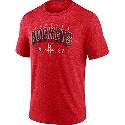 Fanatics Men's Houston Rockets Red Triblend T-Shirt