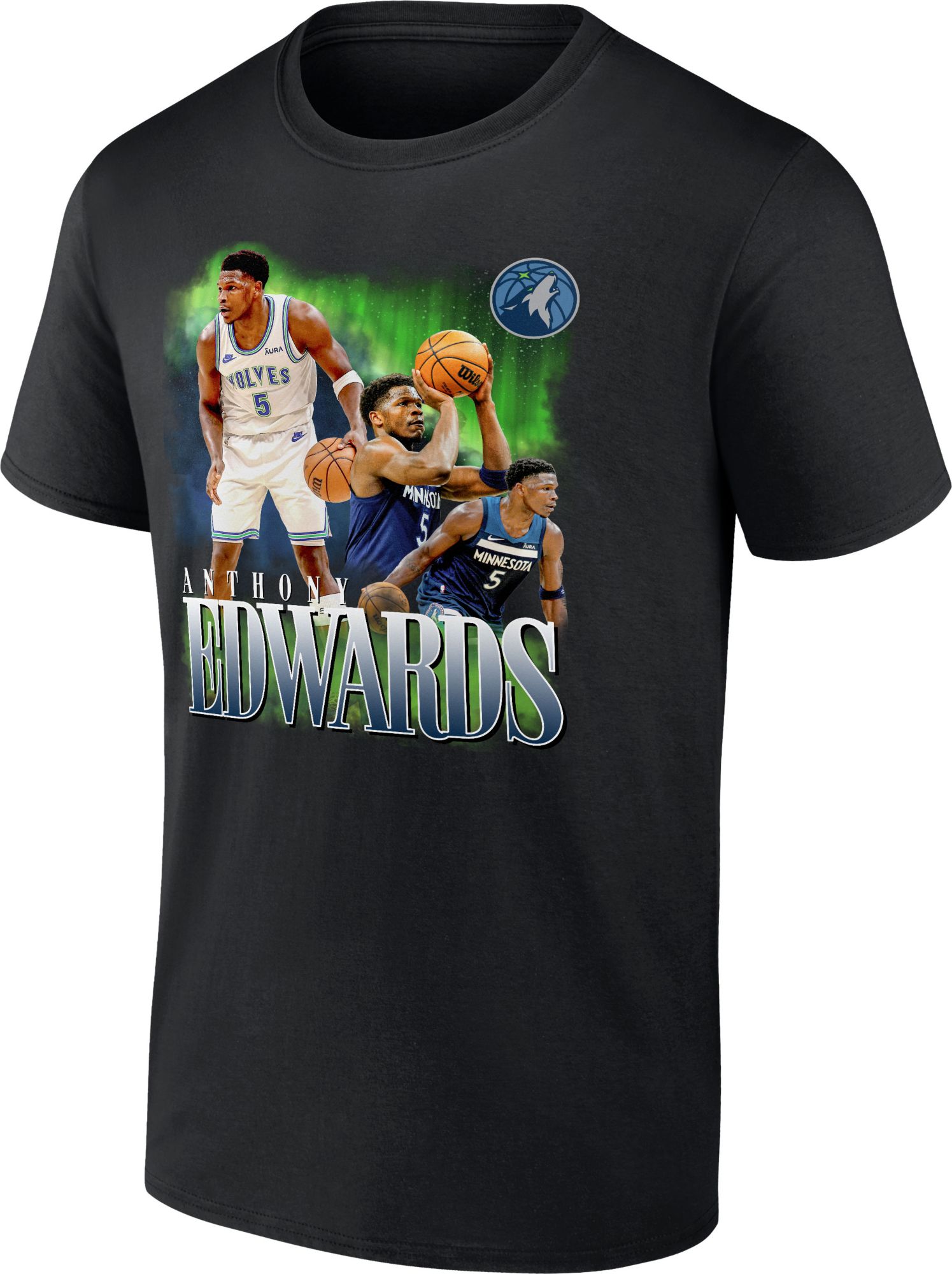 NBA Adult Minnesota Timberwolves Anthony Edwards 90s T-Shirt