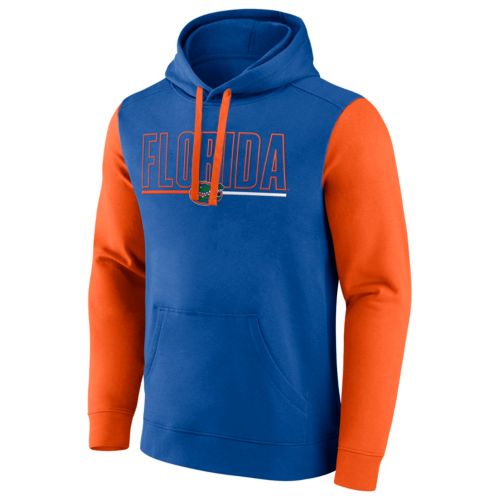 nike royal blue and orange hoodie