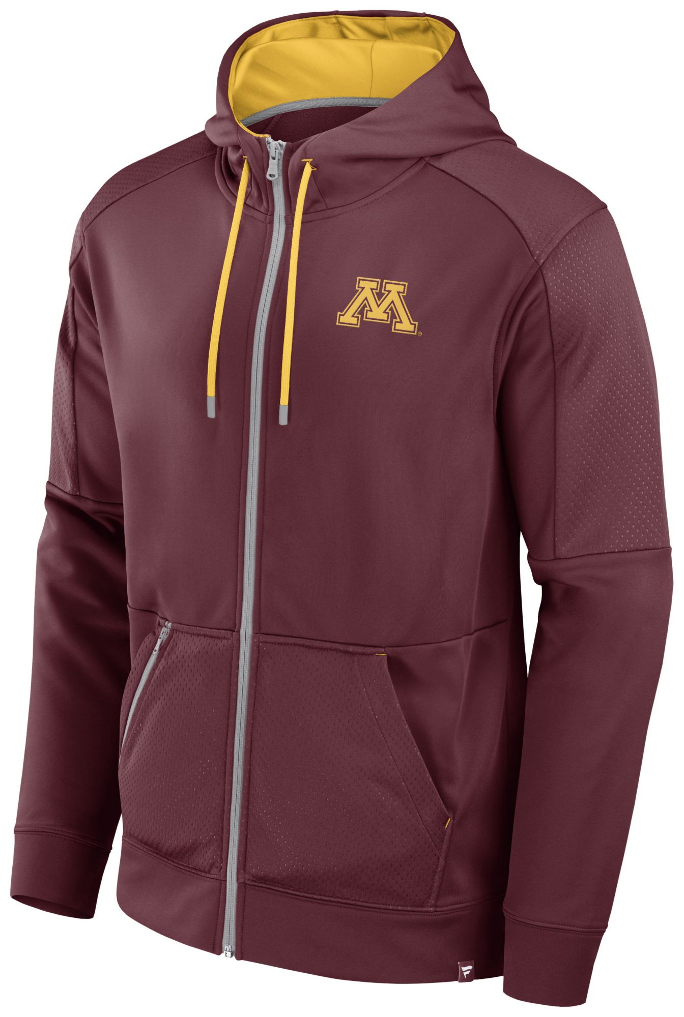 NCAA Men's Minnesota Golden Gophers Maroon Defender Full-Zip Hoodie