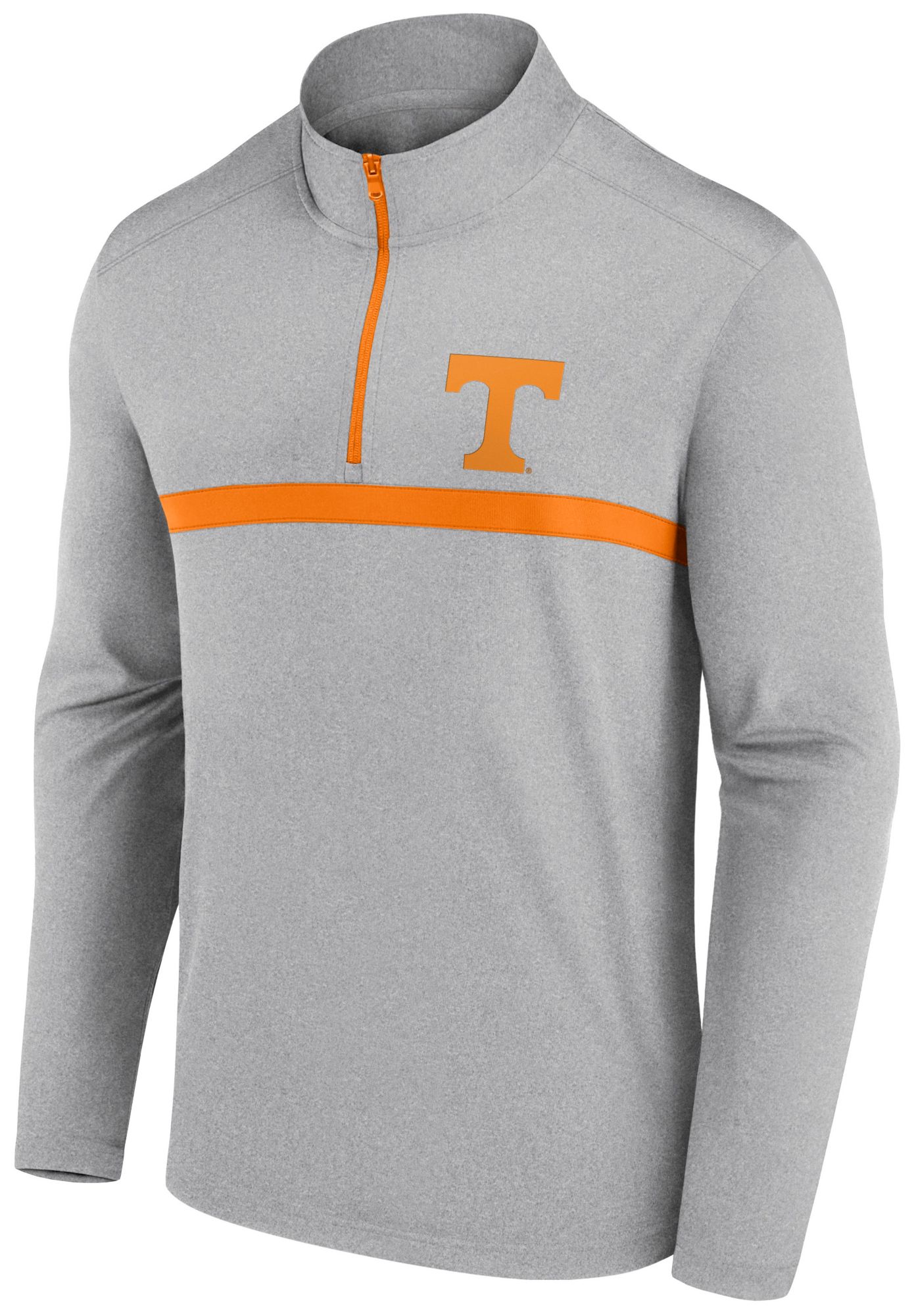 Logo Athletic Men's Tennessee Volunteers Grey Head to Head Quarter-Zip