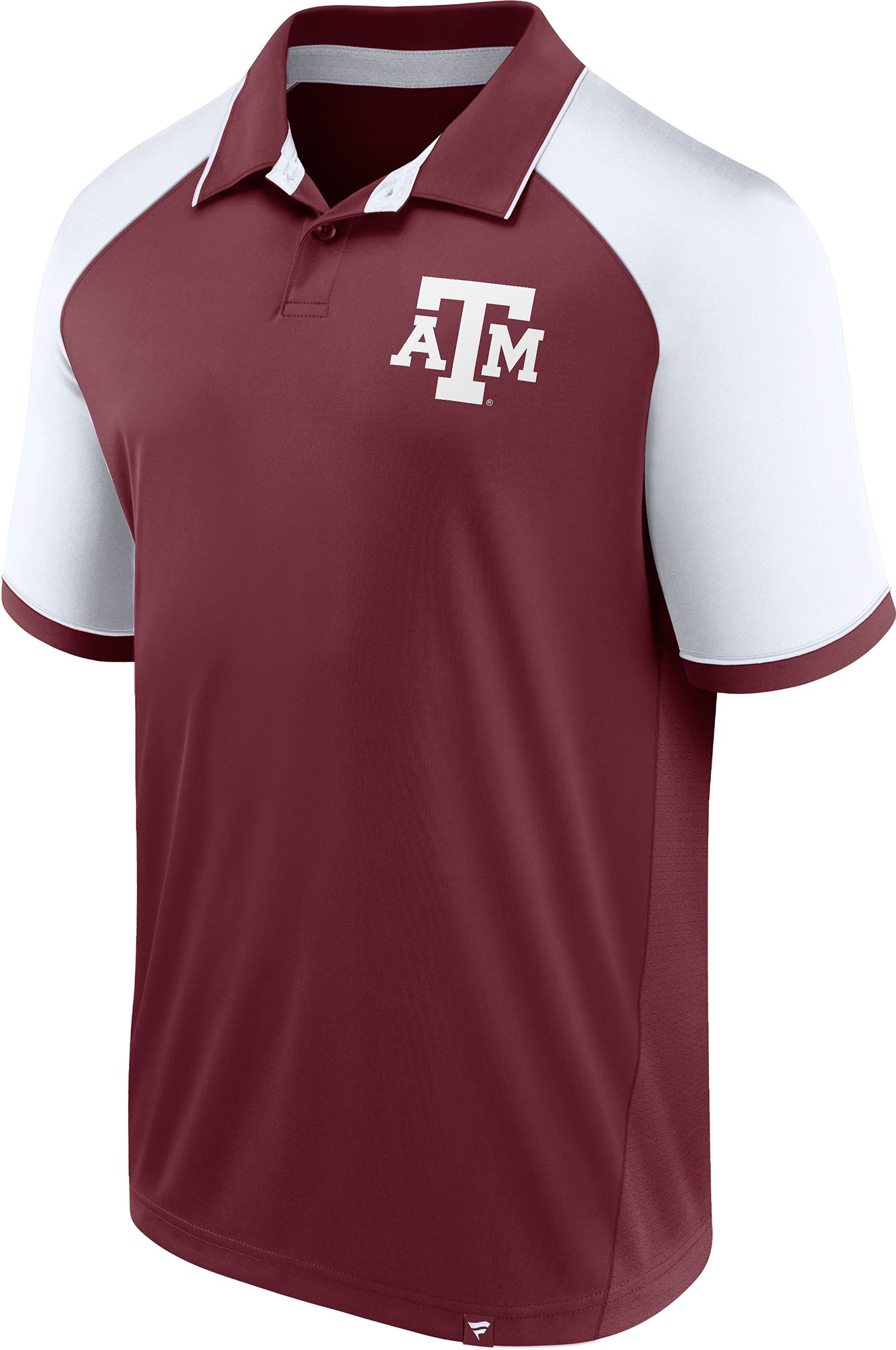 NCAA Men's Texas A&amp;M Aggies Maroon/White Agility Logo Polo