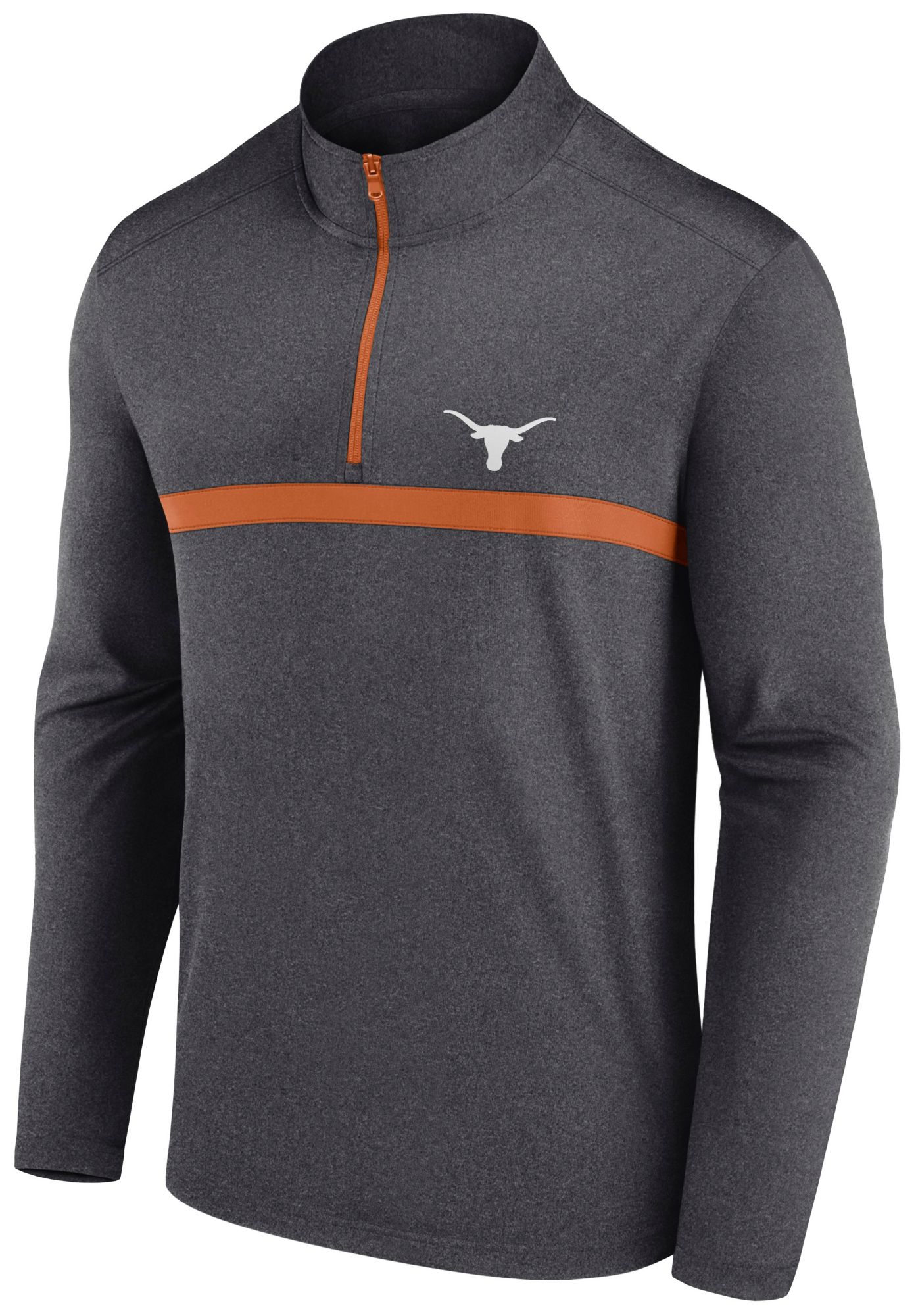NCAA Men's Texas Longhorns Grey Head to Head Quarter-Zip
