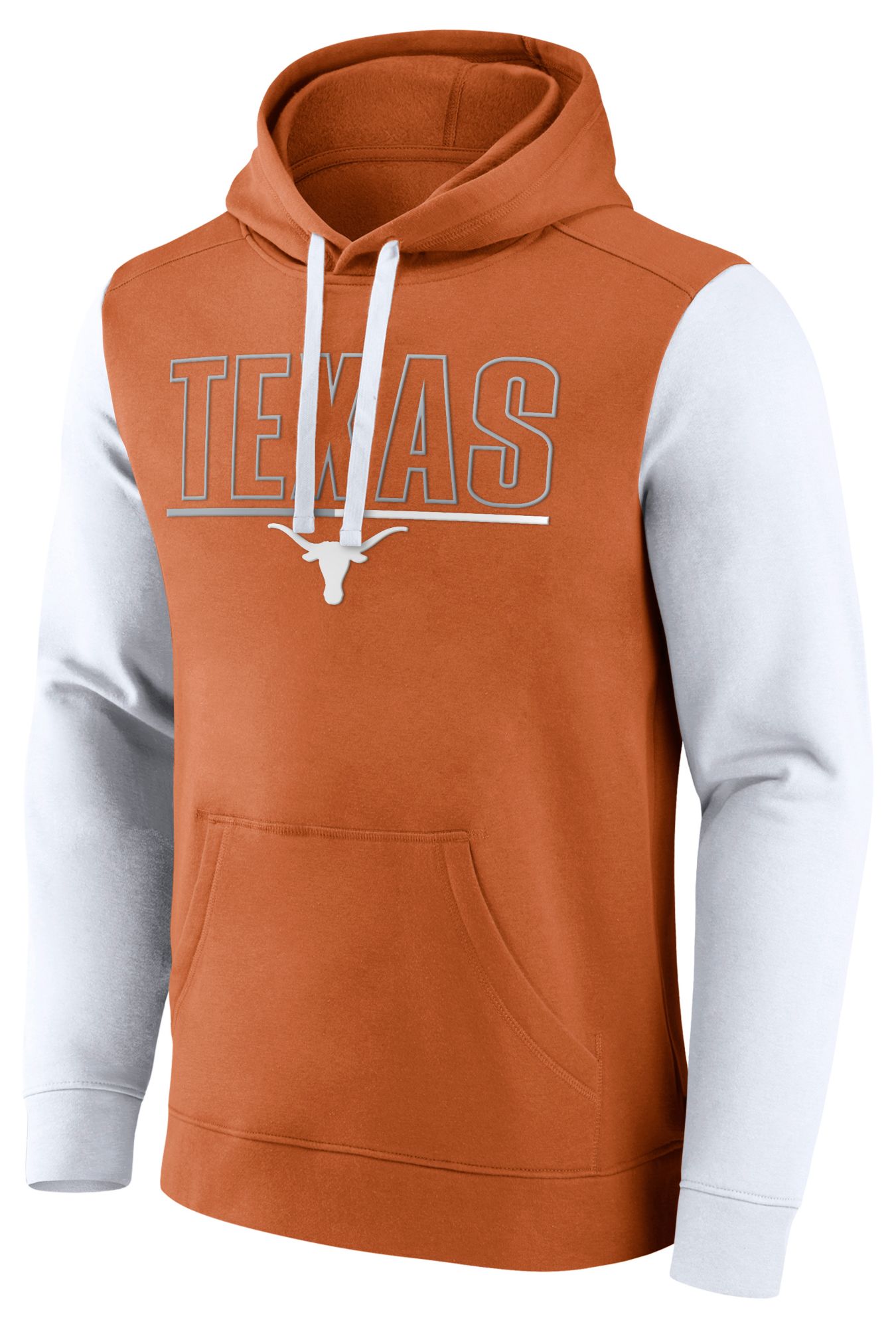 Logo Athletic Men's Texas Longhorns Texas Orange Outline Hoodie