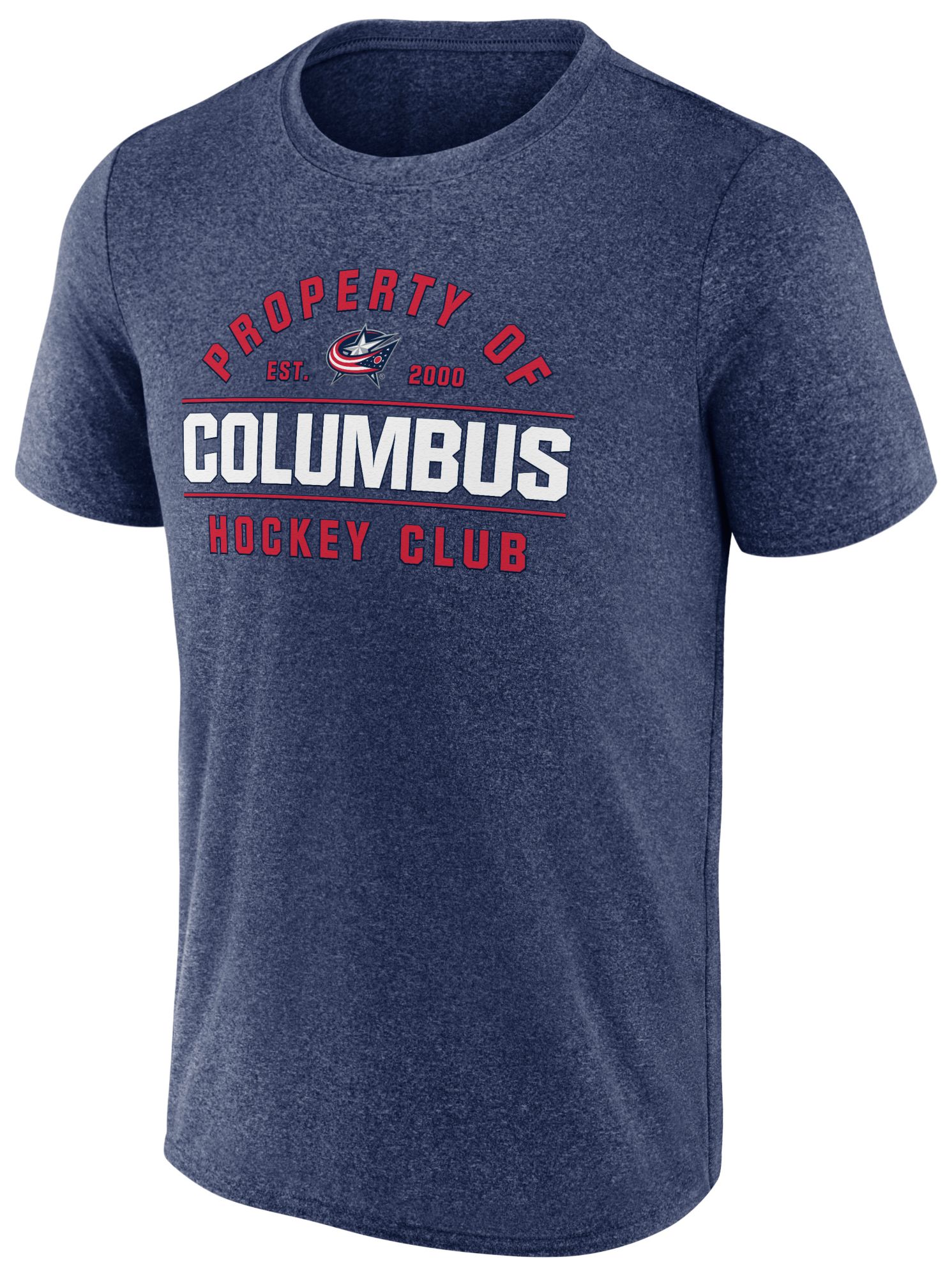 NHL Adult Columbus Blue Jackets Property Of Navy T-Shirt
