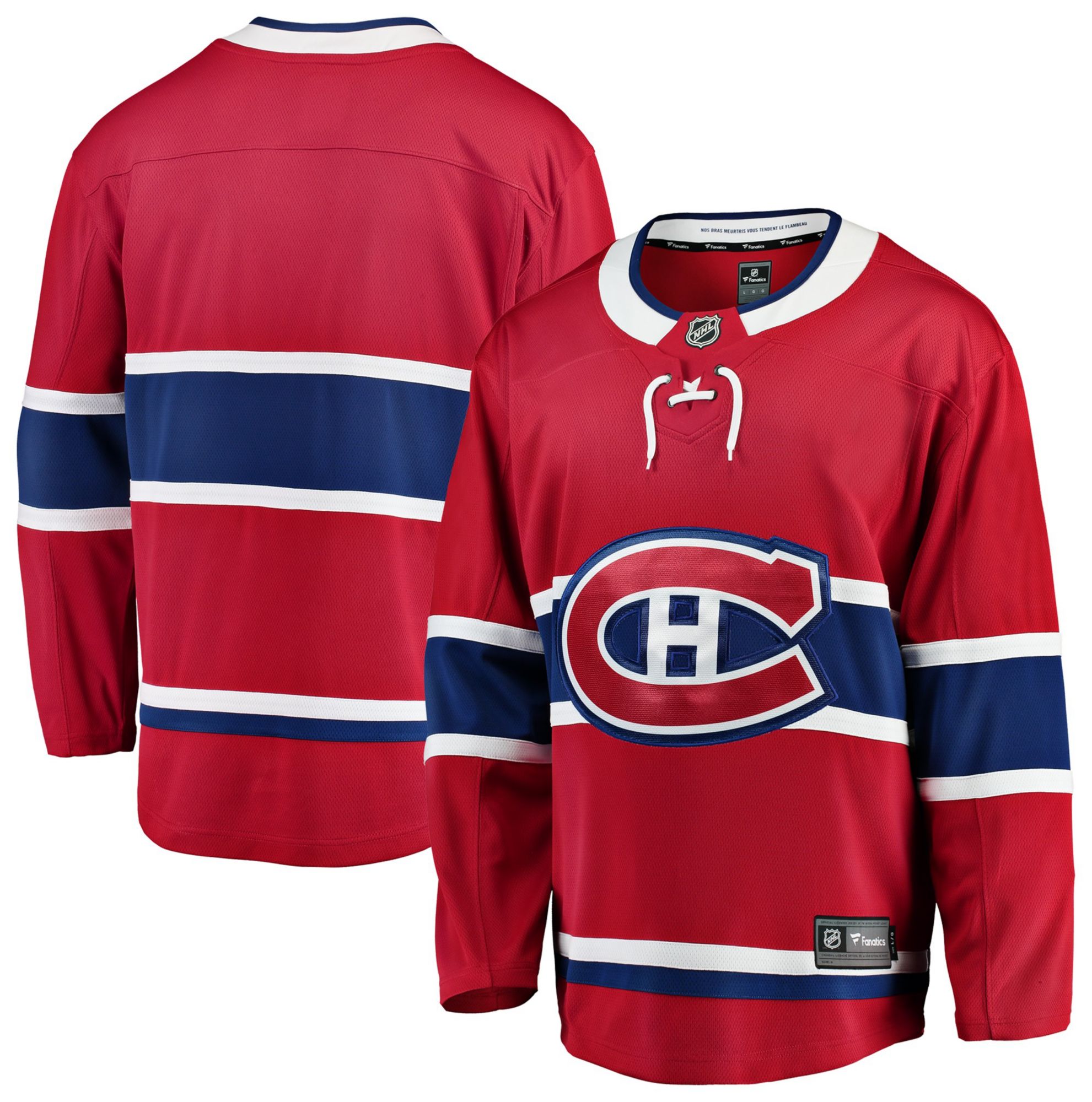 NHL Adult Montreal Canadiens Custom Breakaway 2024 Home Replica Jersey