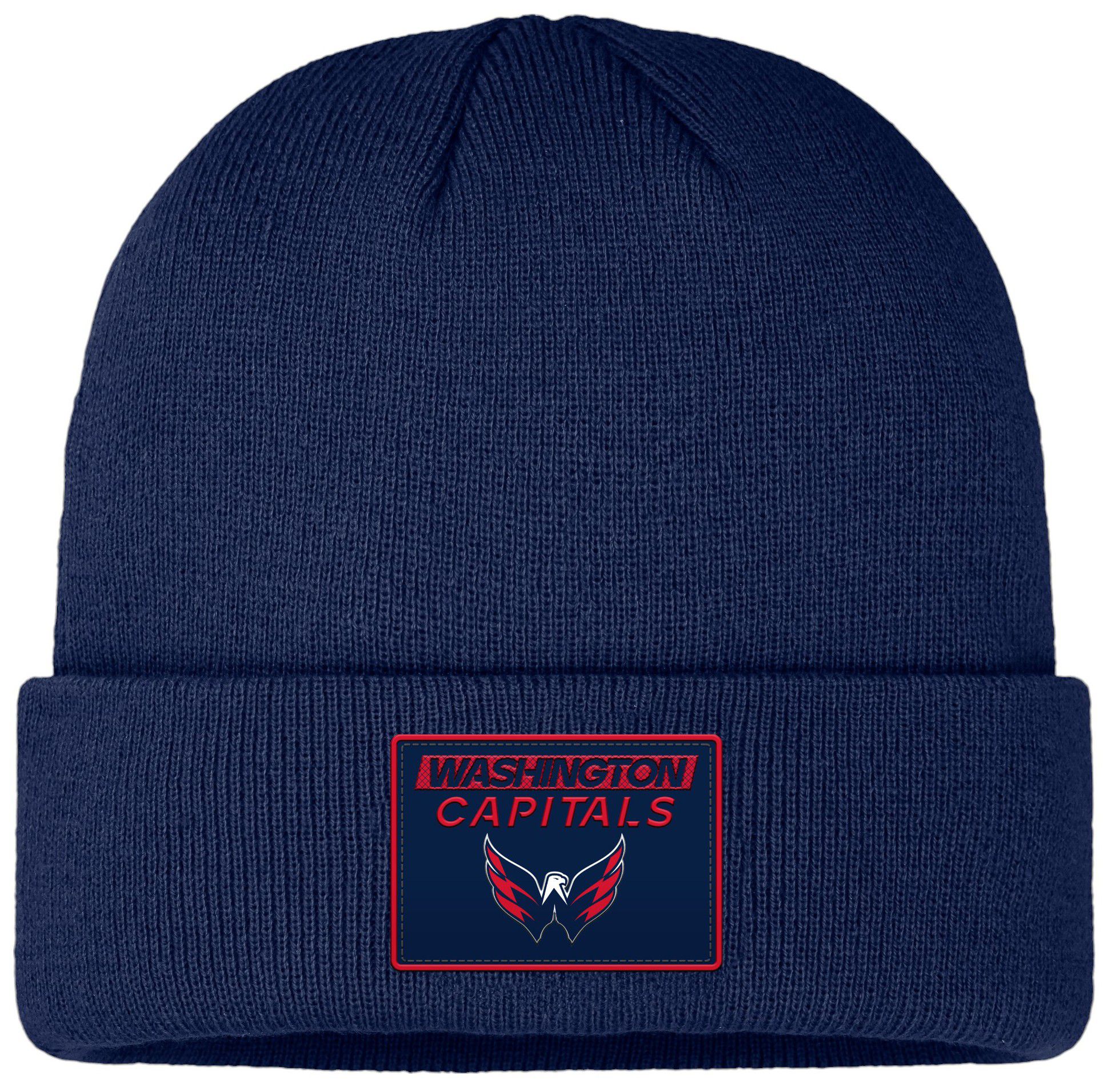 NHL Adult Washington Capitals 2024 Authentic Pro Navy Cuff Beanie
