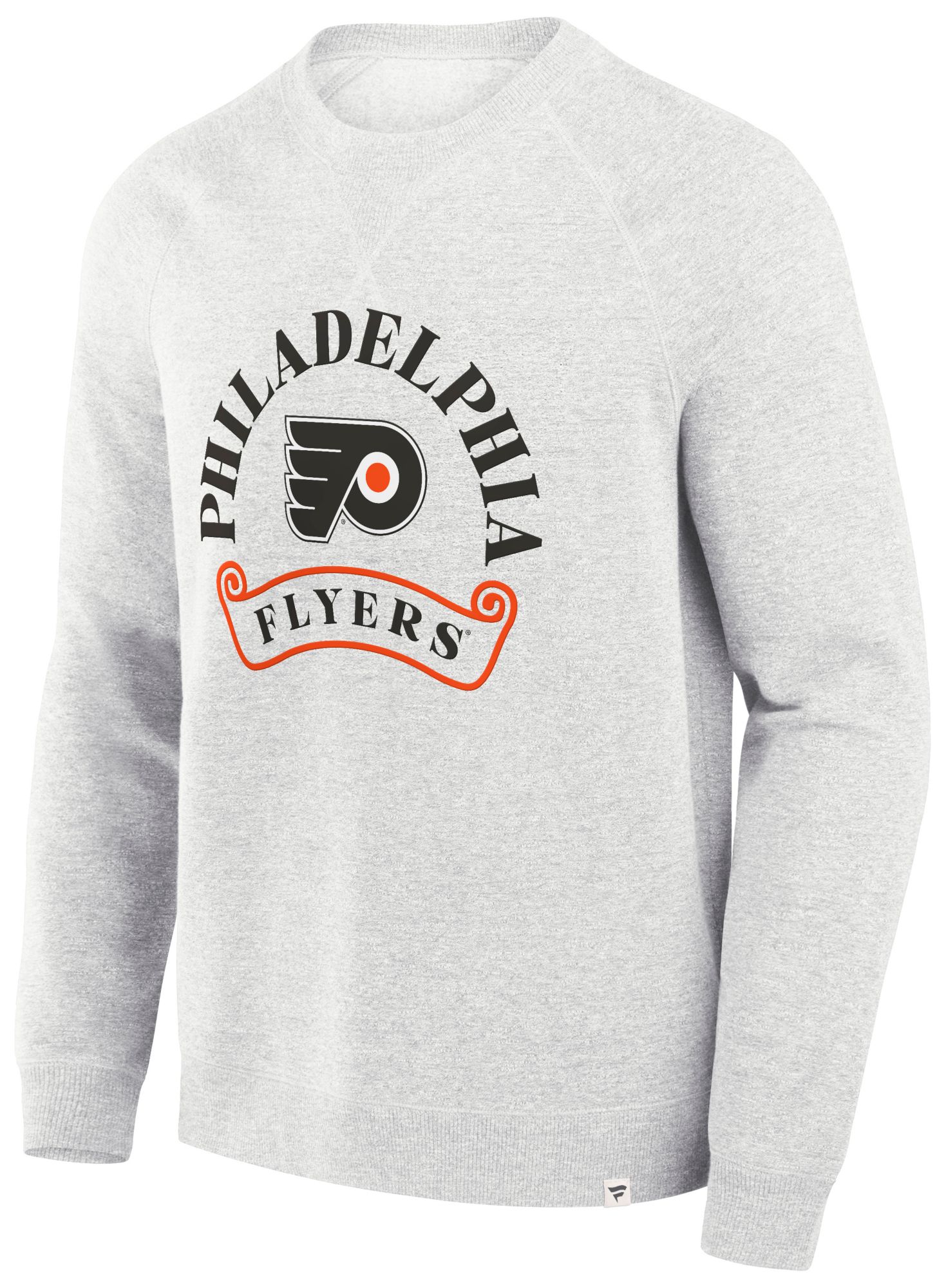 NHL Adult Philadelphia Flyers Banner Cream Pullover Hoodie
