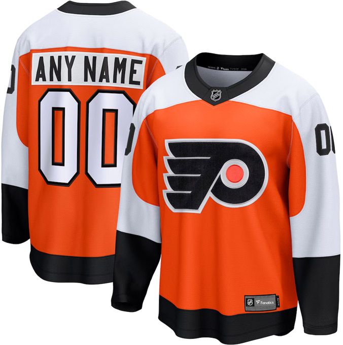 NHL Men's Custom Philadelphia Flyers Breakaway Home Jersey