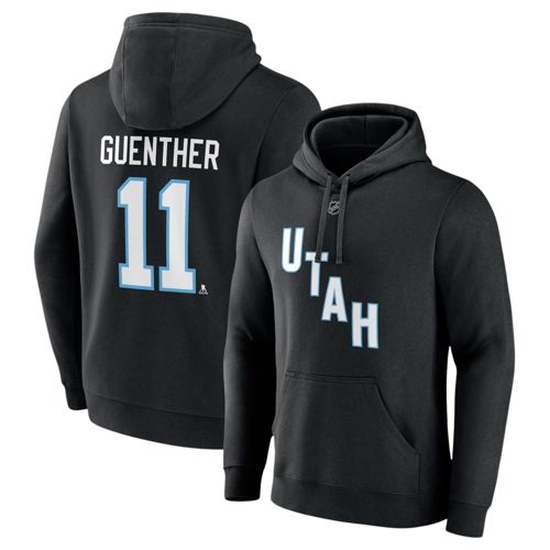 NHL Adult Utah Hockey Club Primary Logo Black Pullover