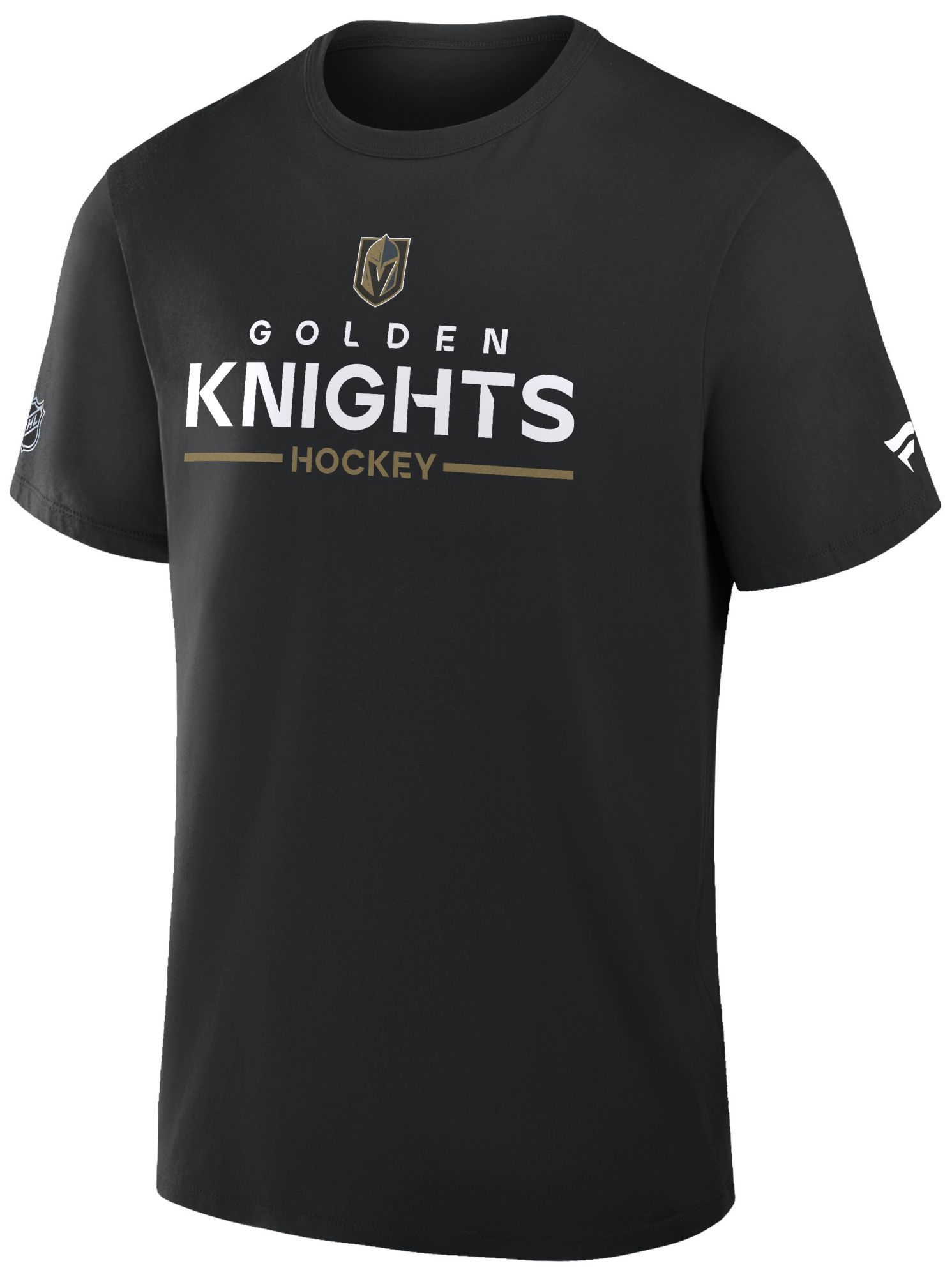 NHL Men's Las Vegas Knights Black Primary Short Sleeve T-Shirt