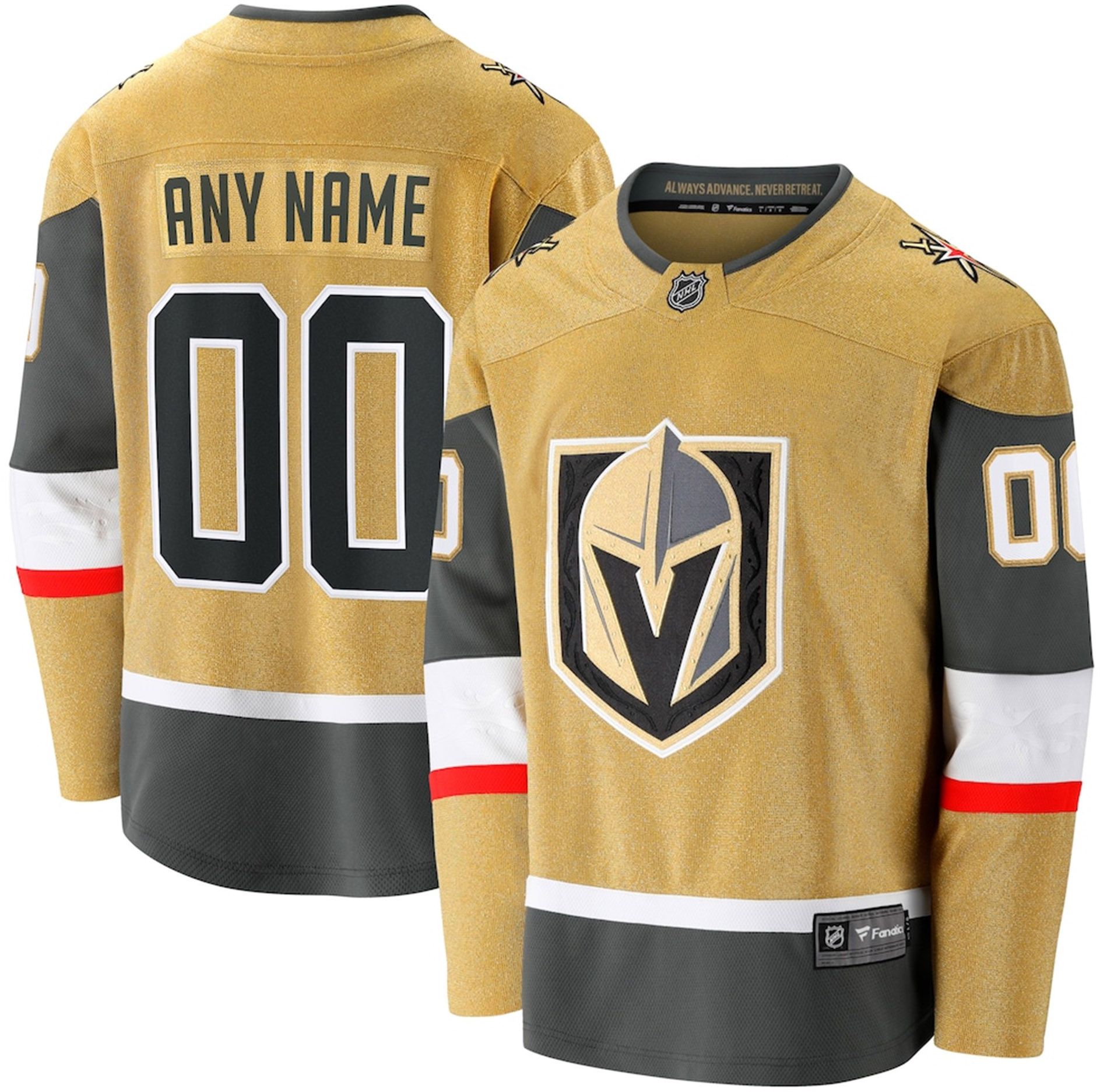 NHL Men's Custom Vegas Golden Knights Breakaway Home Jersey
