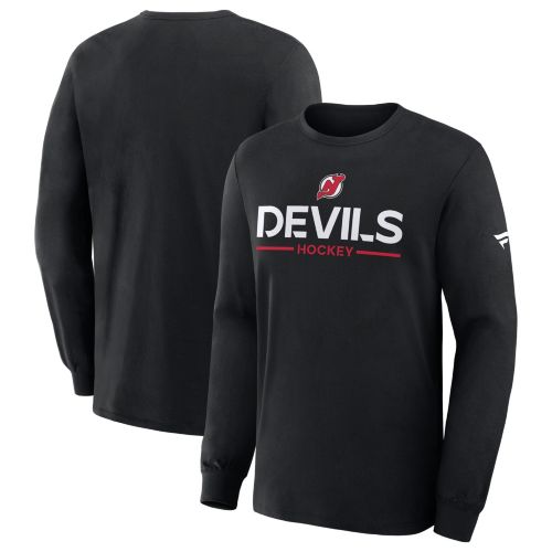 NHL Men's New Jersey Devils Red Legacy Long Sleeve T-Shirt