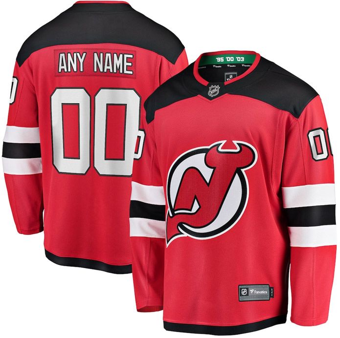 NHL Men's Custom New Jersey Devils Breakaway Home Jersey