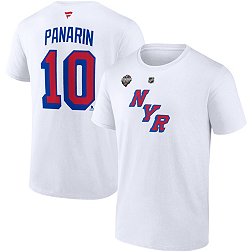 NHL Adult 2023-2024 Stadium Series New York Rangers Artemi Panarin #10 White T-Shirt