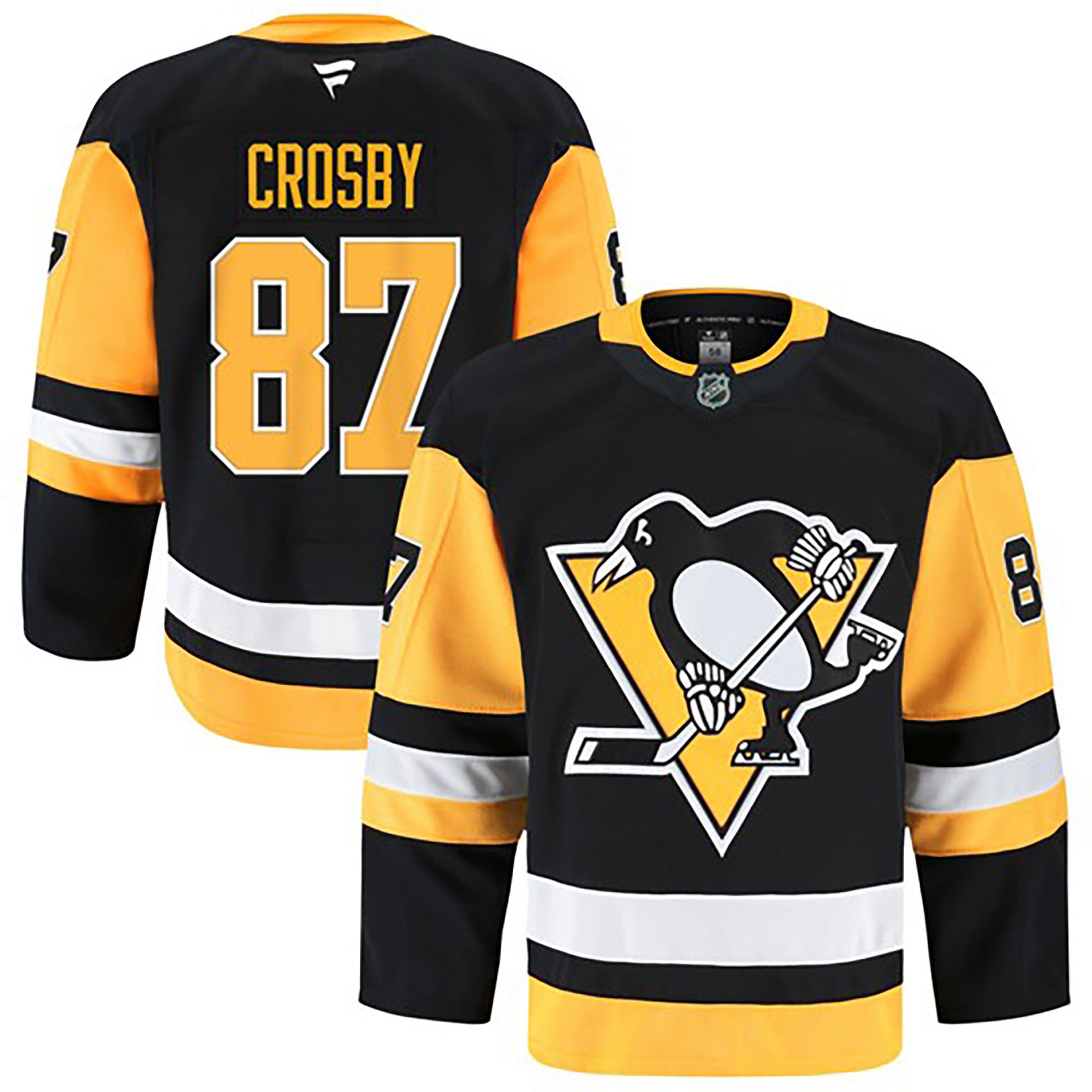 NHL Men's Pittsburgh Penguins Sidney Crosby #87 Authentic Pro Black Home  Jersey
