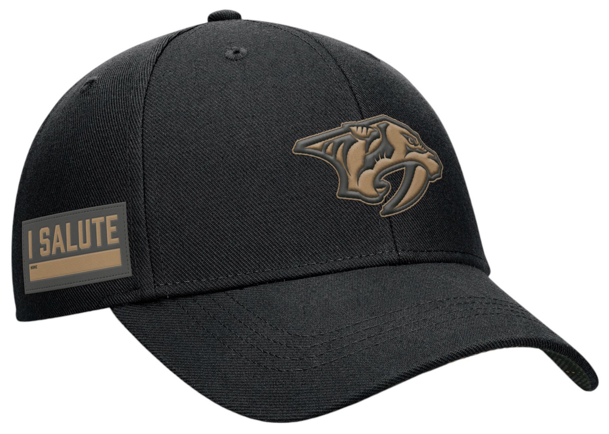 NHL Adult Nashville Predators Military Unstructured Hat