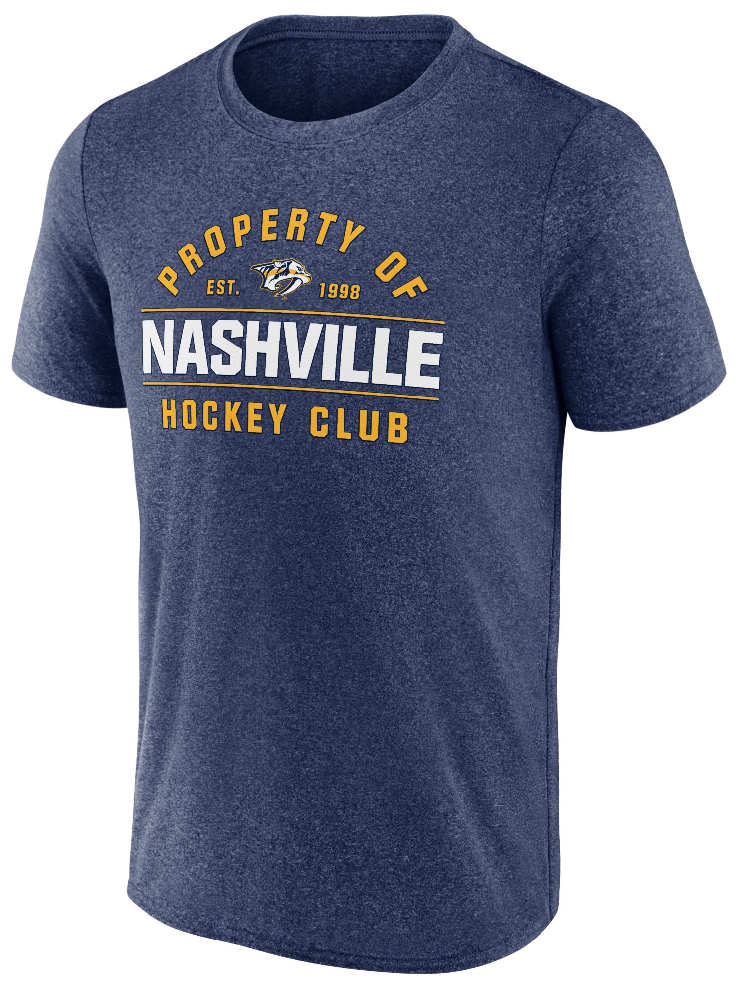 NHL Adult Nashville Predators Property Of Navy T-Shirt