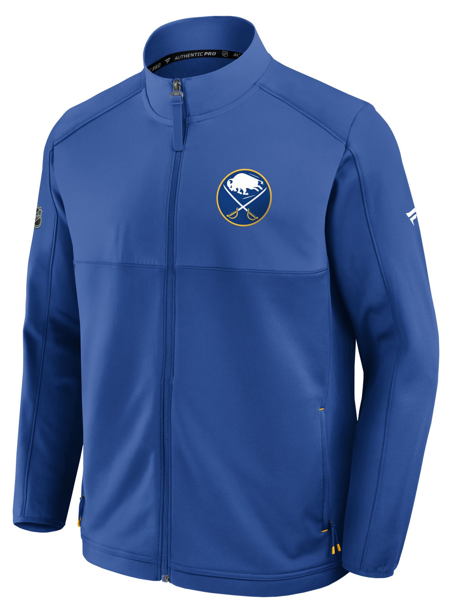 NHL Men's Buffalo Sabres Blue Full-Zip Fleece Jacket