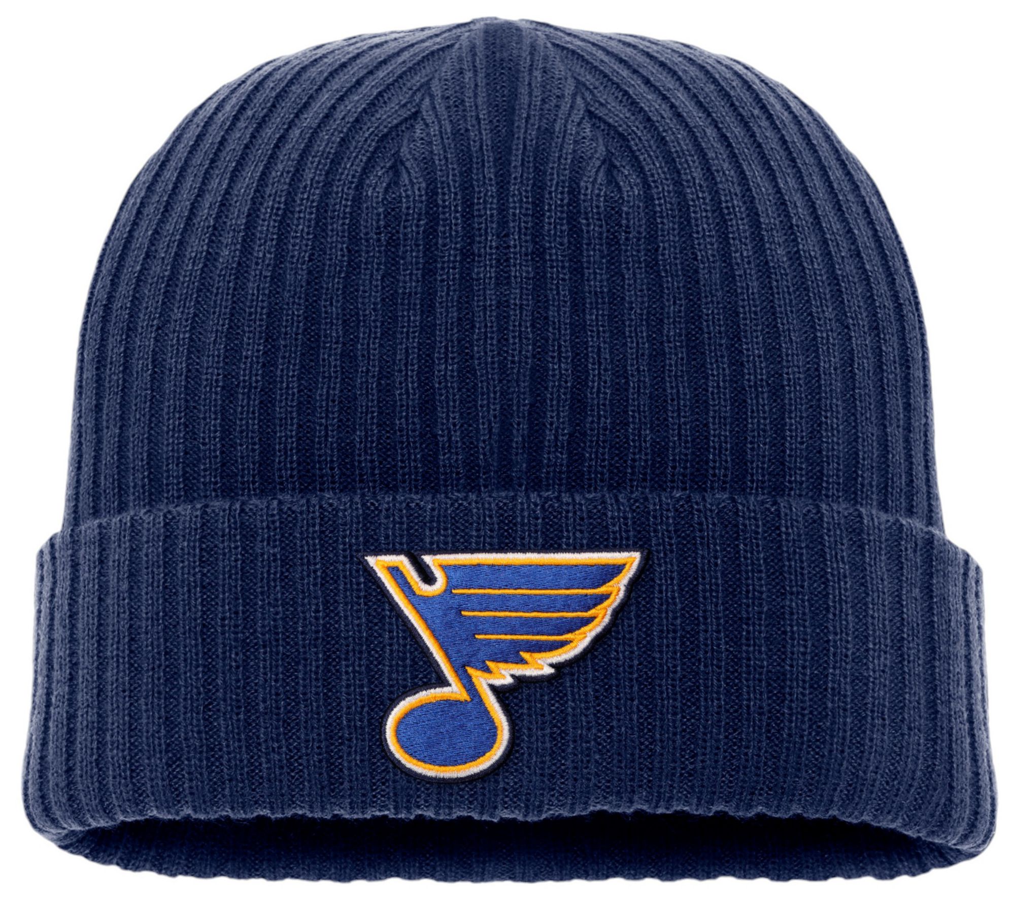 NHL Adult St. Louis Blues 2024 Core Navy Cuff Beanie