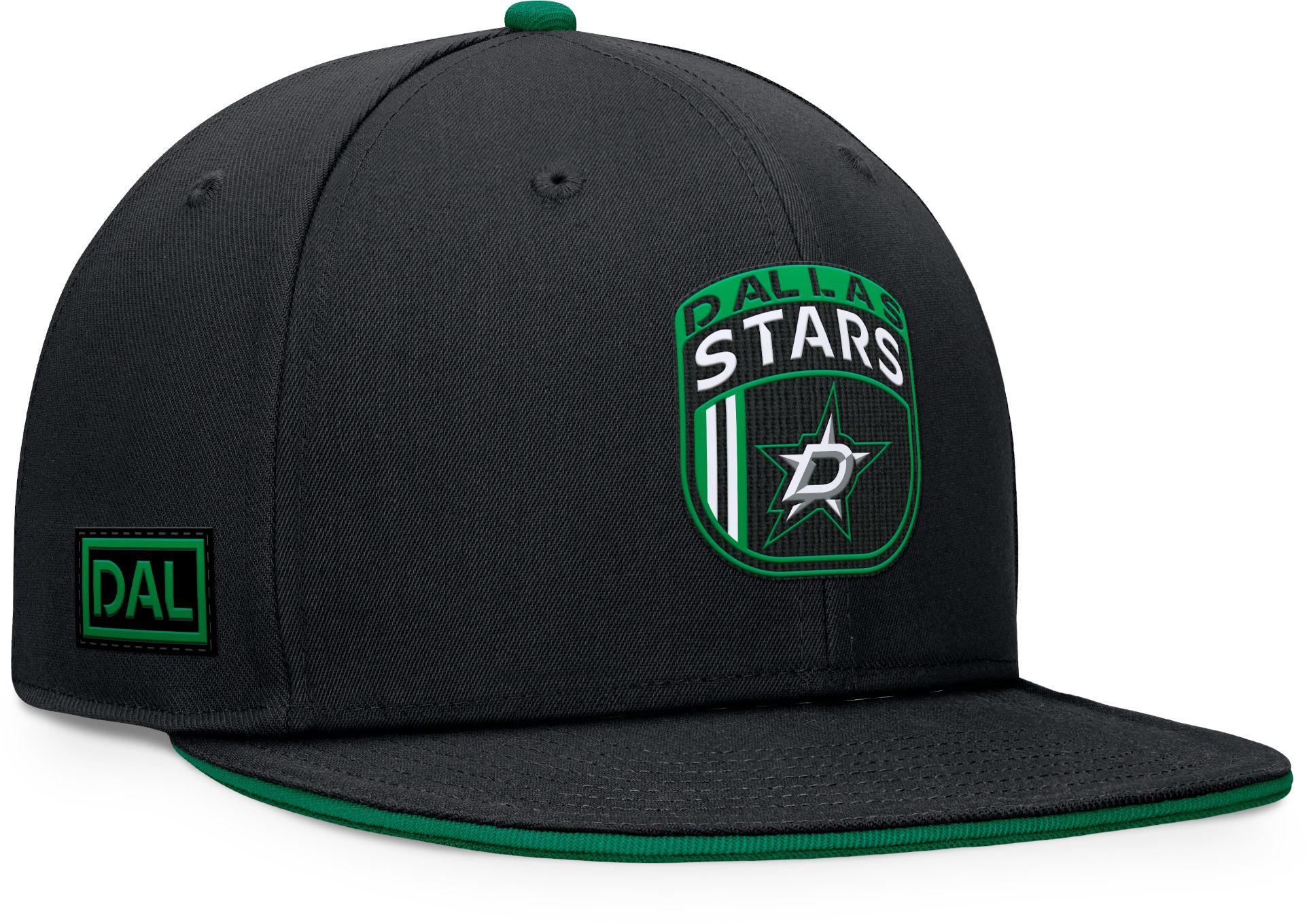 NHL Adult Dallas Stars 2024-2025 Draft Black Snapback Hat