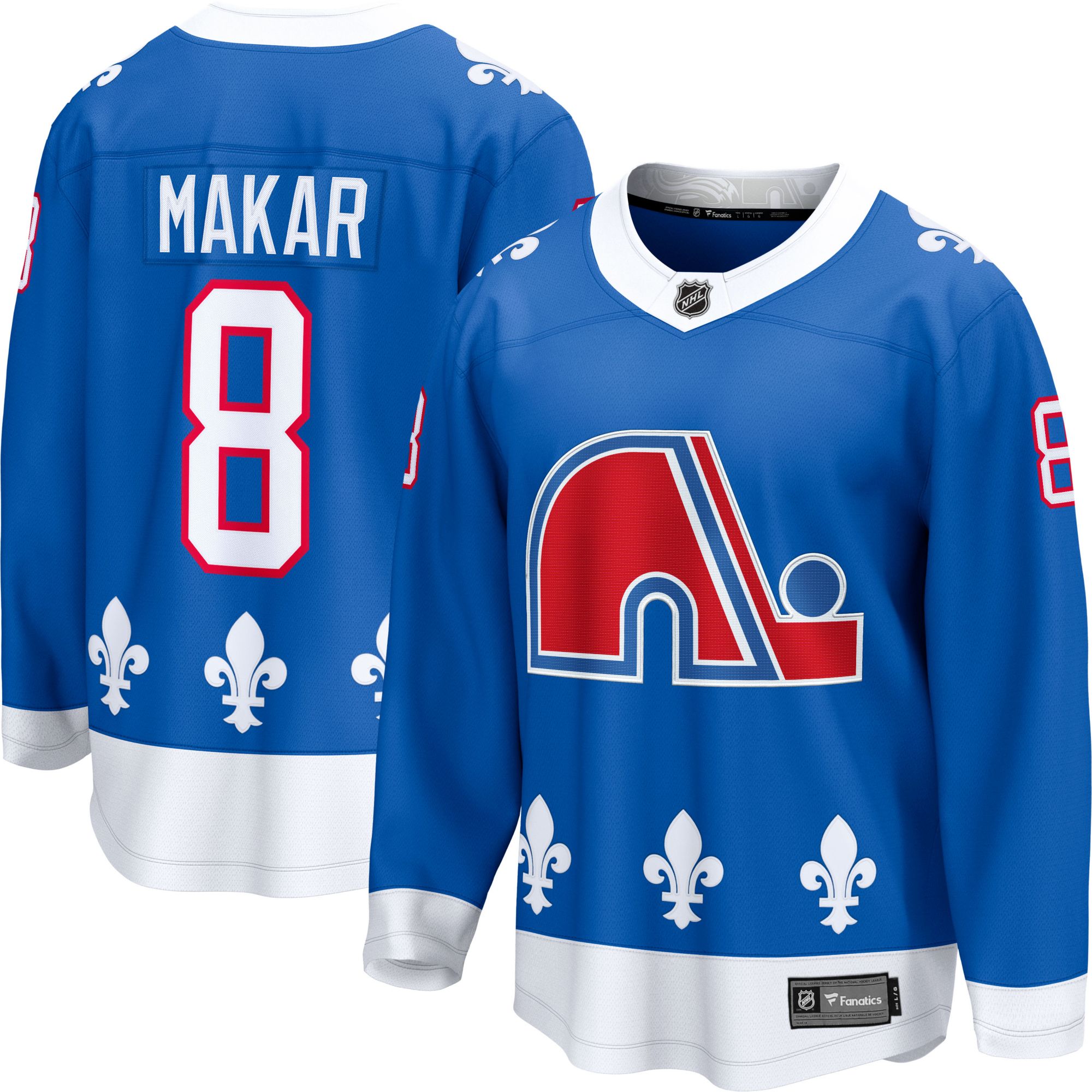 NHL Men's Colorado Avalanche Cale Makar #8 Blue Breakaway Replica Alternate Jersey