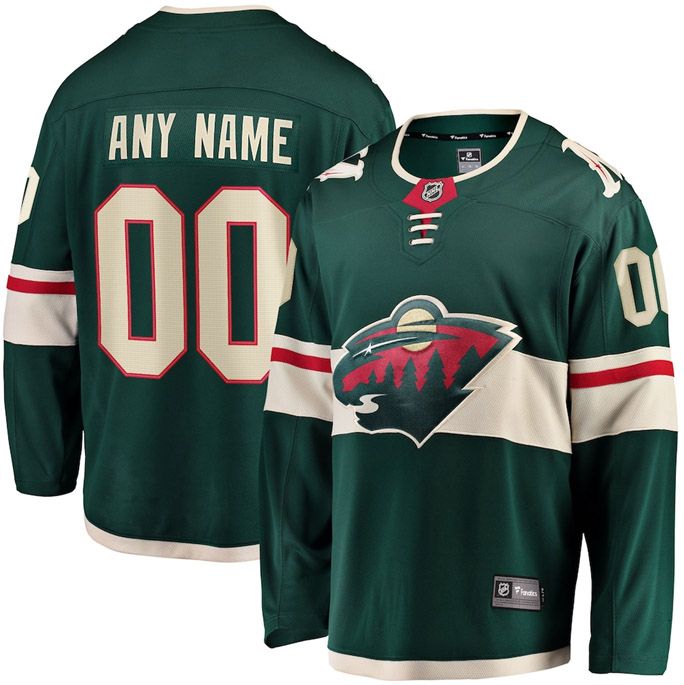 NHL Men's Custom Minnesota Wild Breakaway Home Jersey