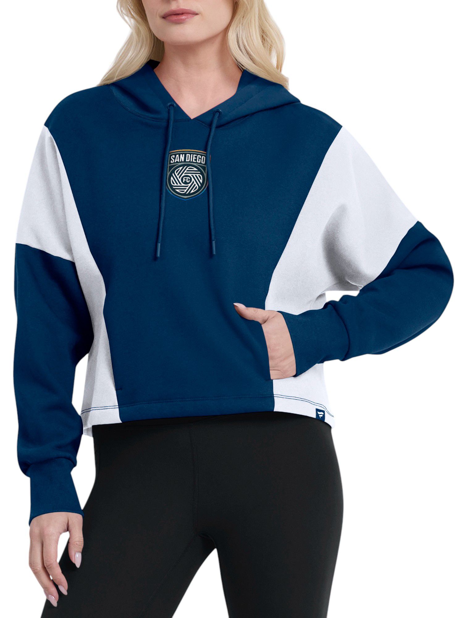 MLS Women's San Diego FC Navy Legacy Pullover Hoodie
