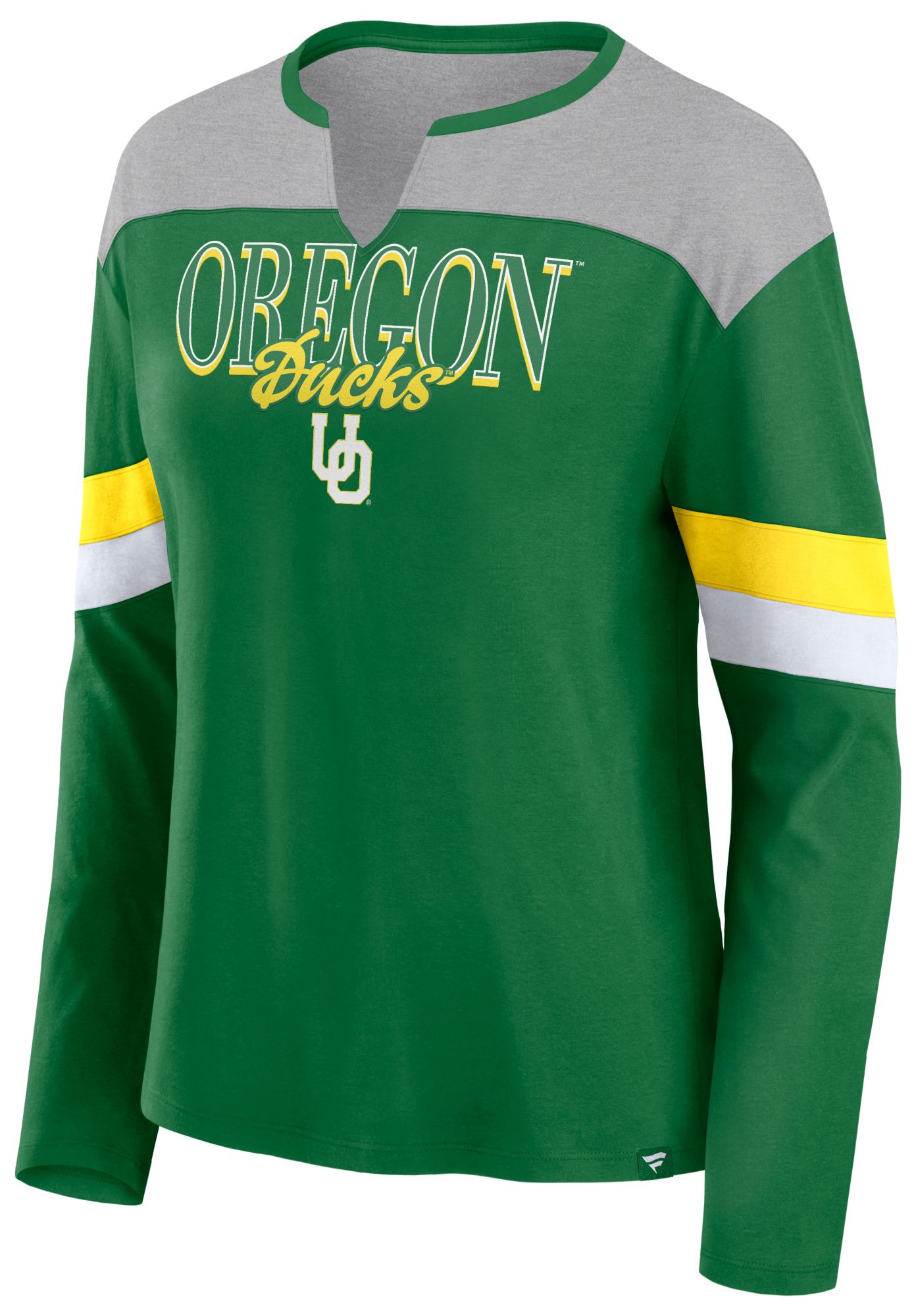 NCAA Women's Oregon Ducks Green Delay Sprint Long Sleeve T-Shirt