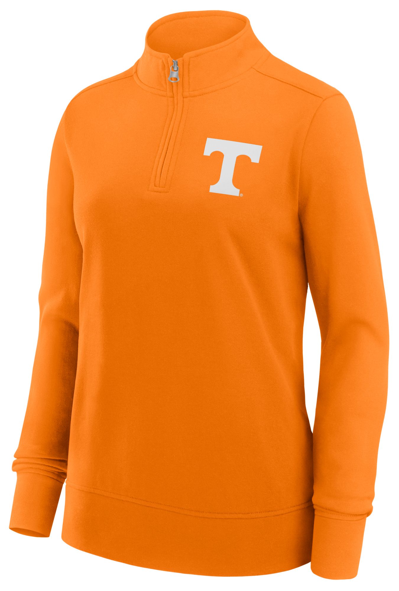 Logo Athletic Women's Tennessee Volunteers Tennessee Orange Terry Logo Quarter-Zip