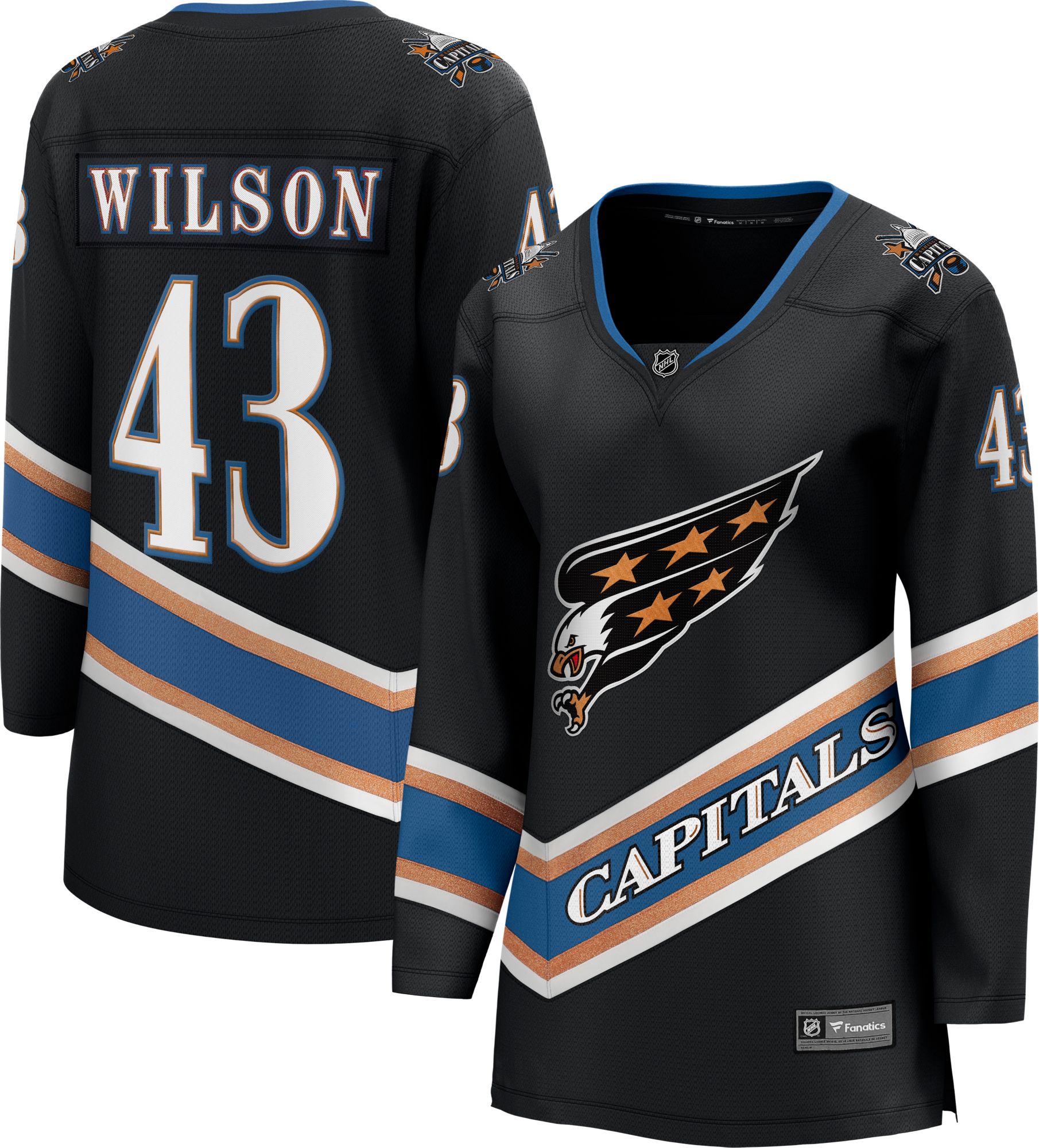 NHL Women's Washington Capitals Tom Wilson #43 2024-2025 Alternate 2 Replica Jersey