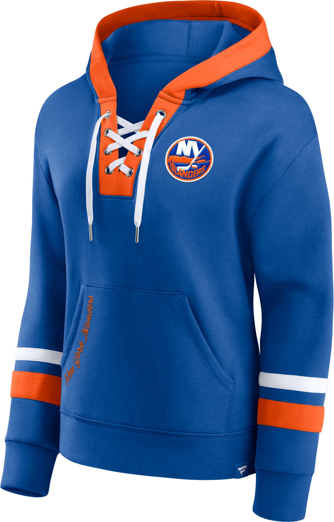 NHL Women's New York Islanders Iconic Royal Pullover Hoodie
