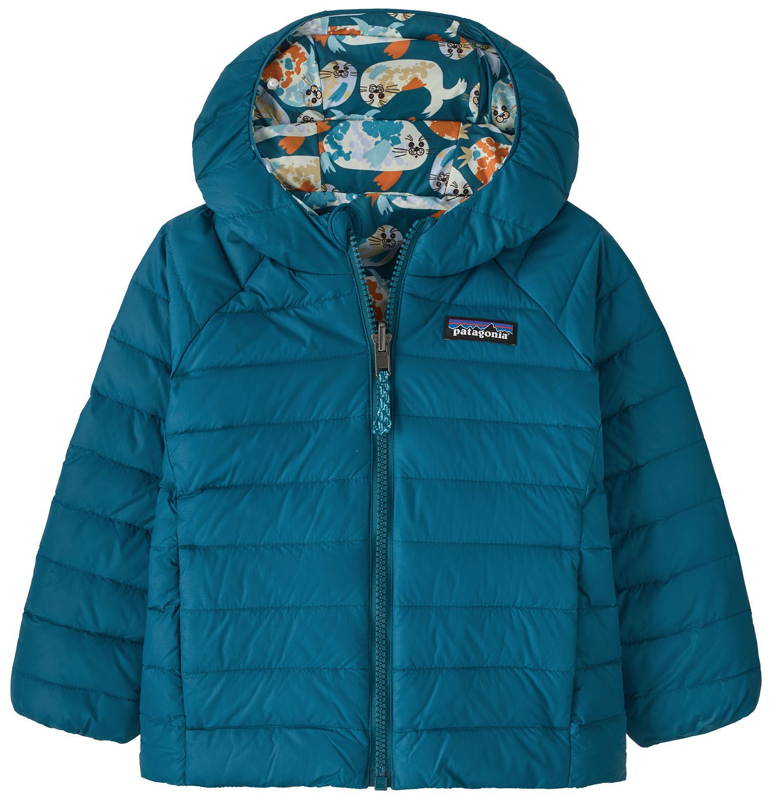 Patagonia Toddlers' Reversible Down Sweater Hoodie