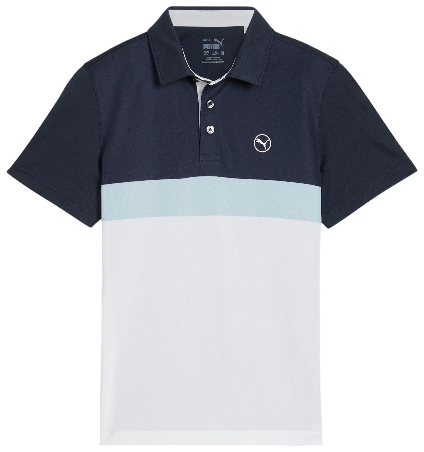 PUMA Boys' Colorblock Golf Polo