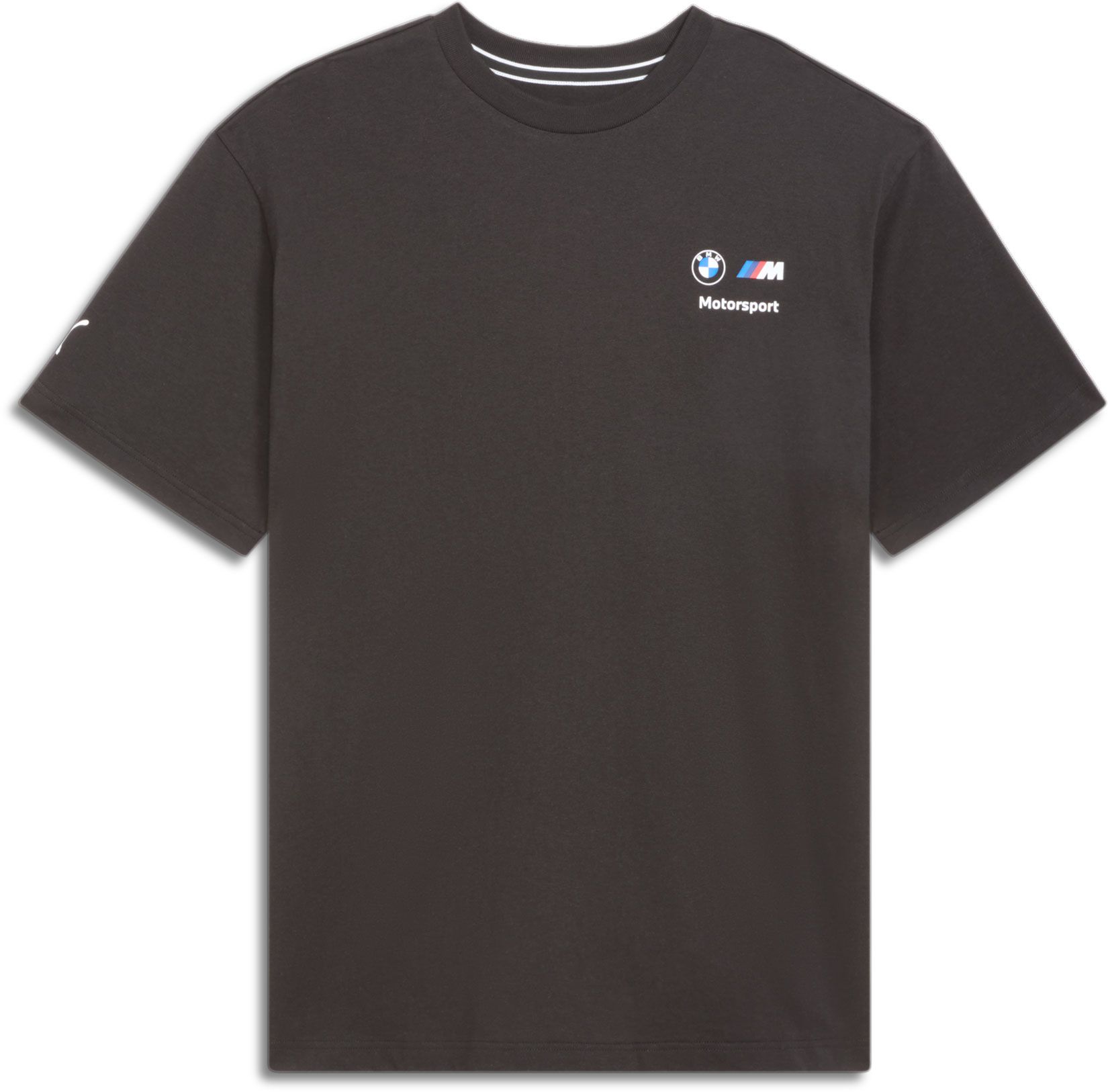 Puma Men's BMW Racing Stacked Logo Black T-Shirt