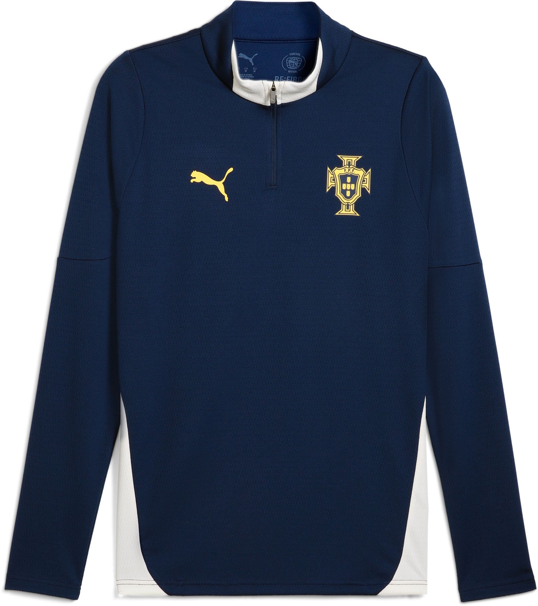 PUMA Men's Portugal Blue Home Quarter-Zip Shirt