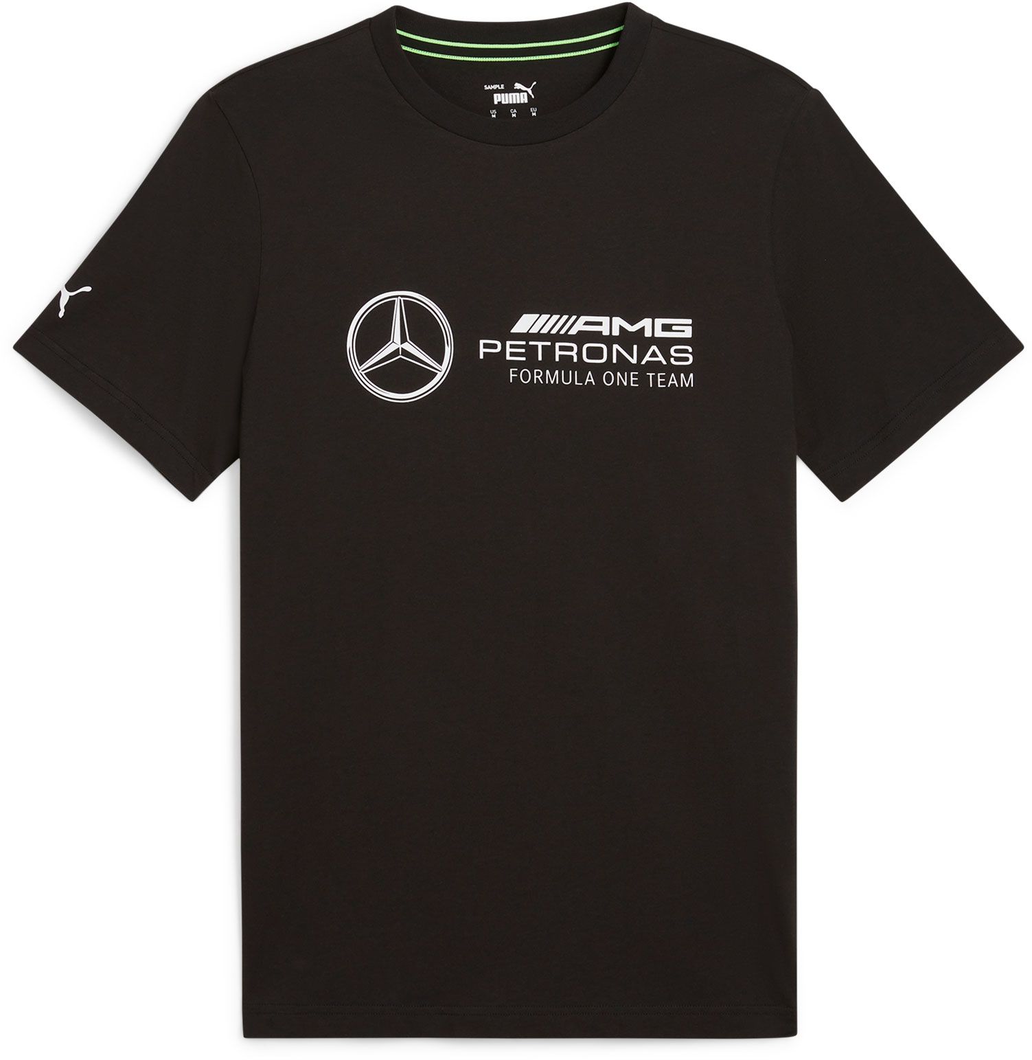Puma Adult Mercedes Racing Logo Black T-Shirt